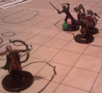 Tiefling Battle