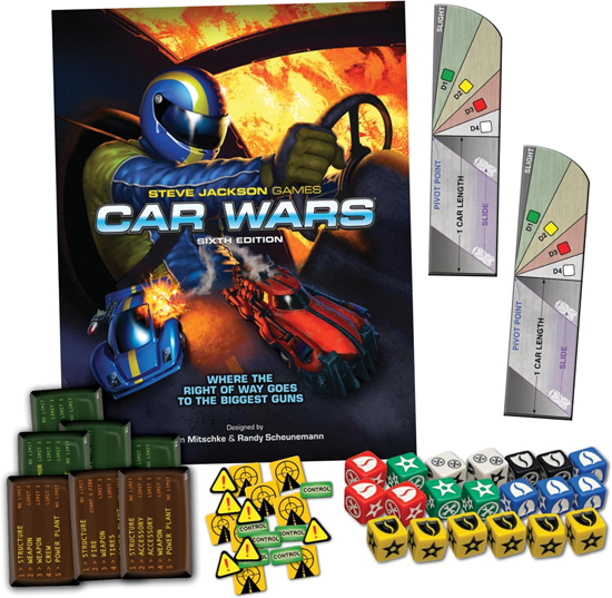 Car Wars 6e Starter Set Contents